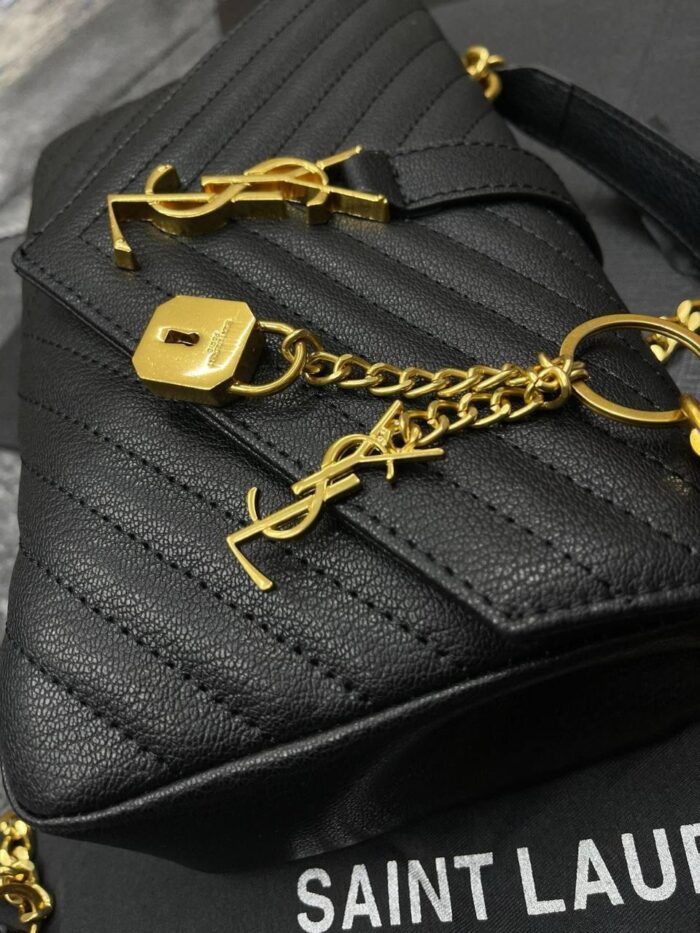 Import YSL Bag Top Leather Quality Bag With Box Dust Bag - Image 4
